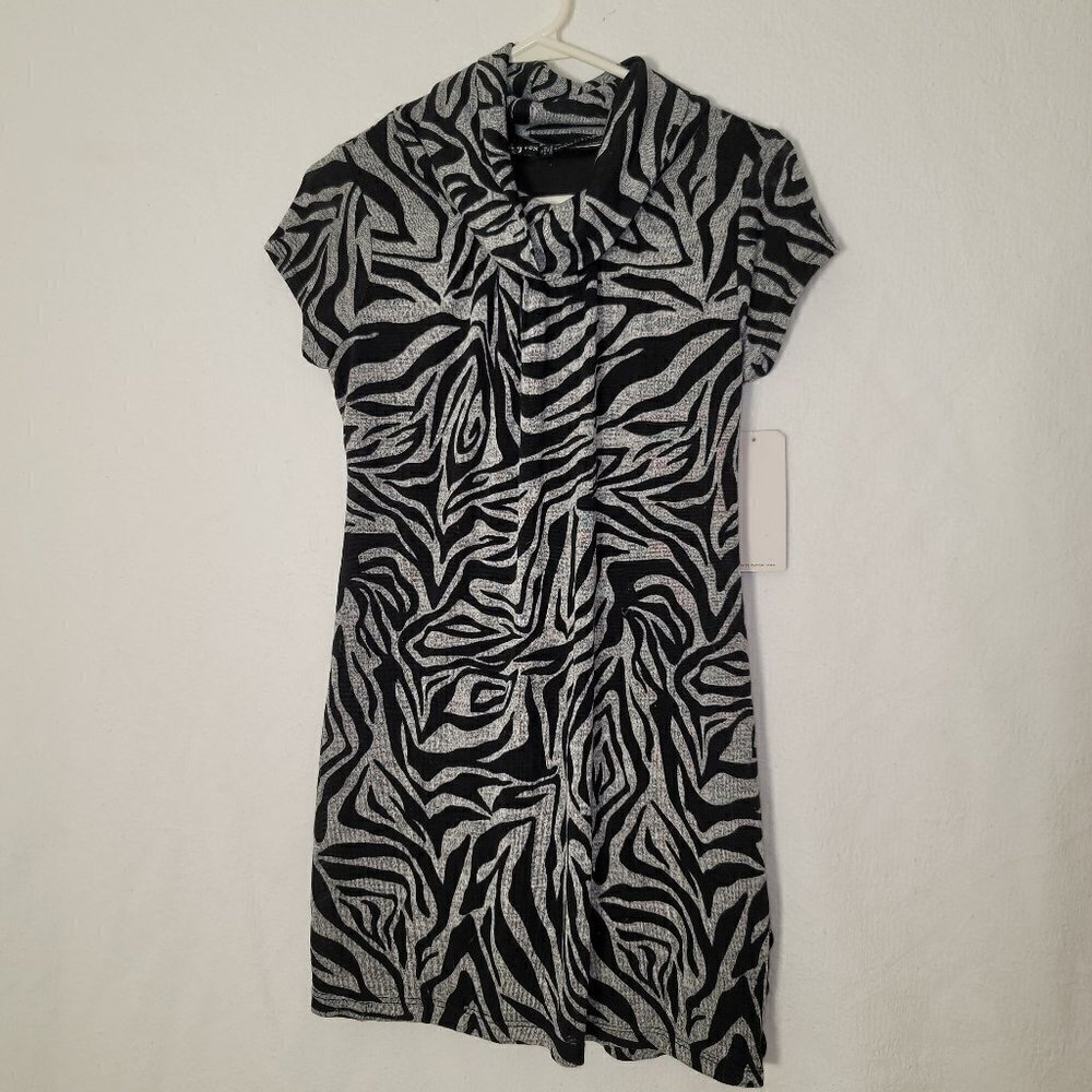 412. Ruby Rox Sweater Short Sleeve Stretch Dress Sz S